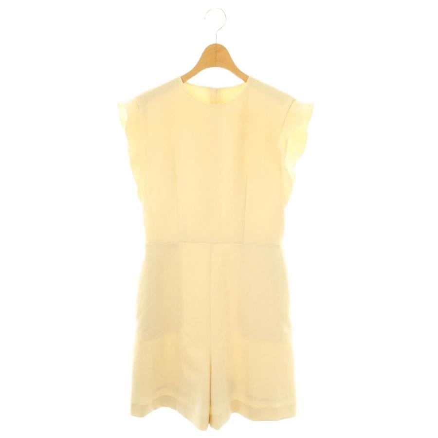 【中古】ルルウィルビー Loulou Willoughby 25SS ダブルクロスミニオールインワン サロペット 1 アイボリー ルルウィルビー Loulou Willoughby 25SS ダブルクロスミニ