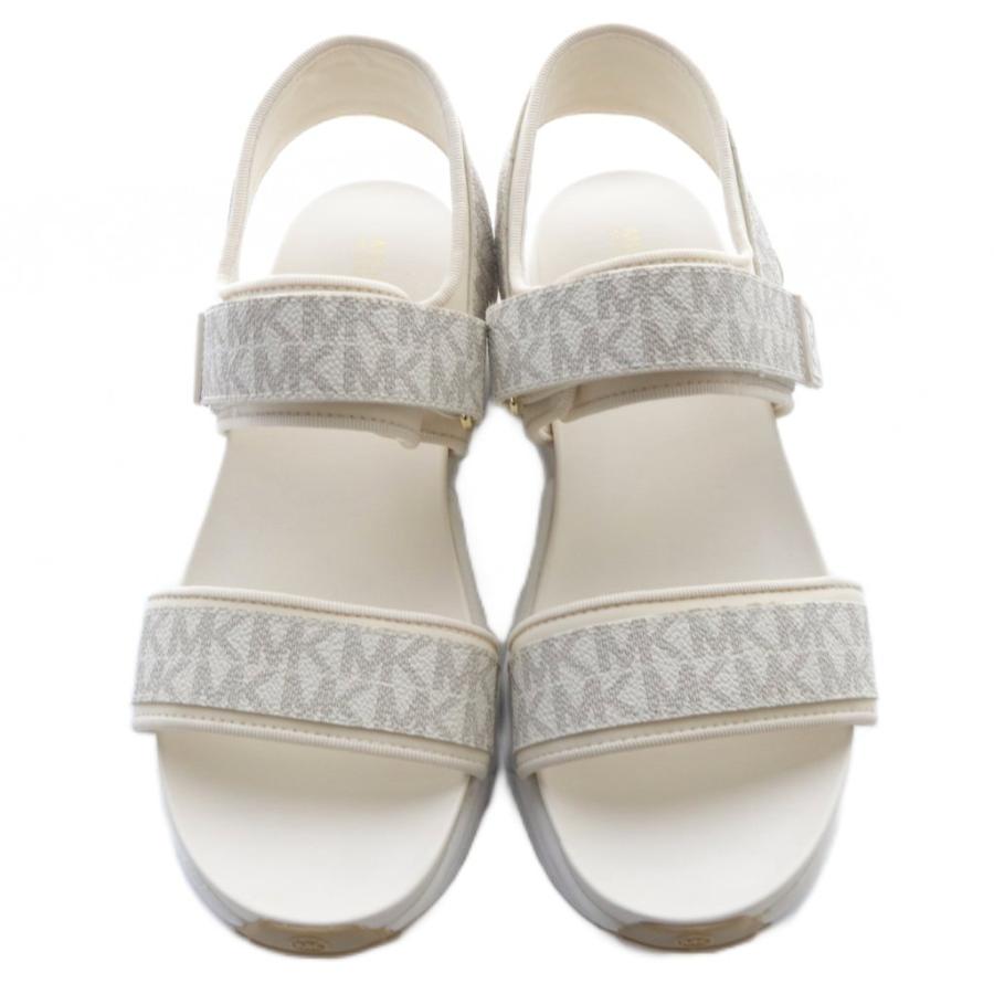 MICHAEL KORS スポーツサンダル ベージュ マイケルコース MICHAEL KORS MK柄 スポーツサンダル ストラップ 8M