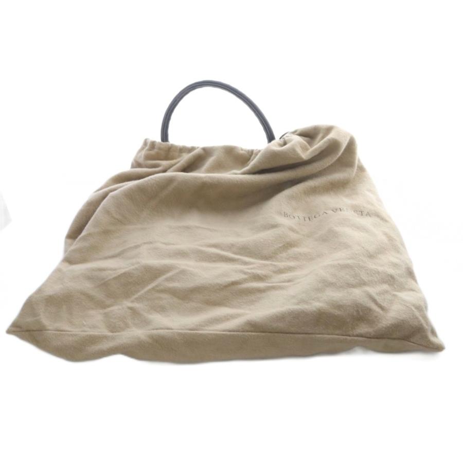 【中古】ボッテガヴェネタ イントレチャート トートバッグ ハンドバッグ 黒 アイボリー 222347 /SR ■OH レディース BOTTEGA VENETA（ボッテガ・ヴェネタ） 千鳥格子柄 イントレチャート