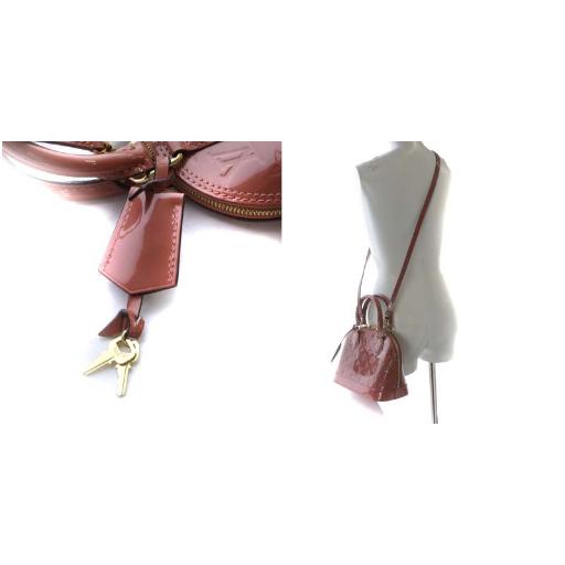 【中古】ルイヴィトン LOUIS VUITTON ヴェルニ アルマBB 2WAY ハンドバッグ ショルダーバッグ 斜め掛け ピンク M90967 LOUIS VUITTON（ルイ・ヴィトン） ヴェルニ アルマBB 2WAY