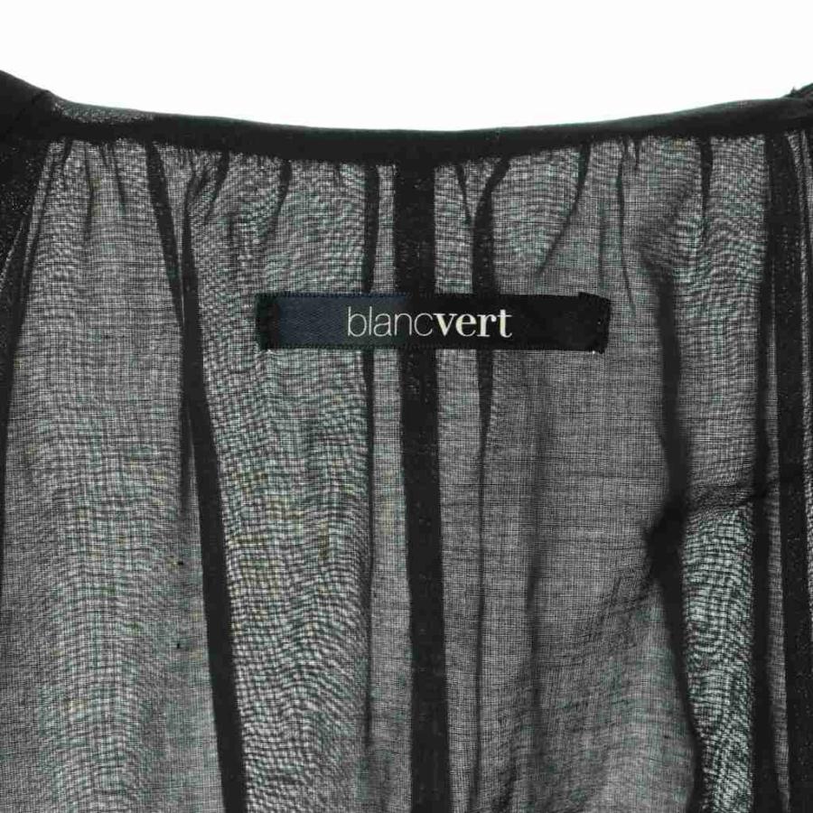 ブランベール blancvert シアーブルゾン ジャケット ジップアップ 40