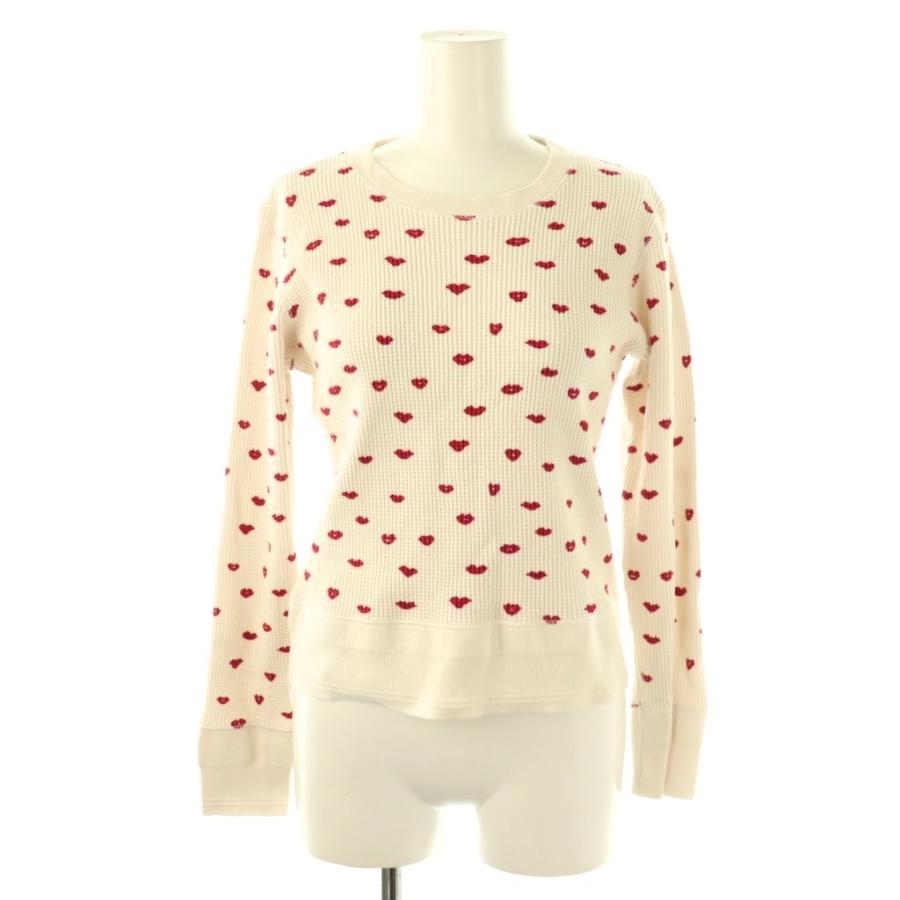 ロンハーマン ヴィンテージ R.H.vintage リップ柄サーマルワッフルプル  