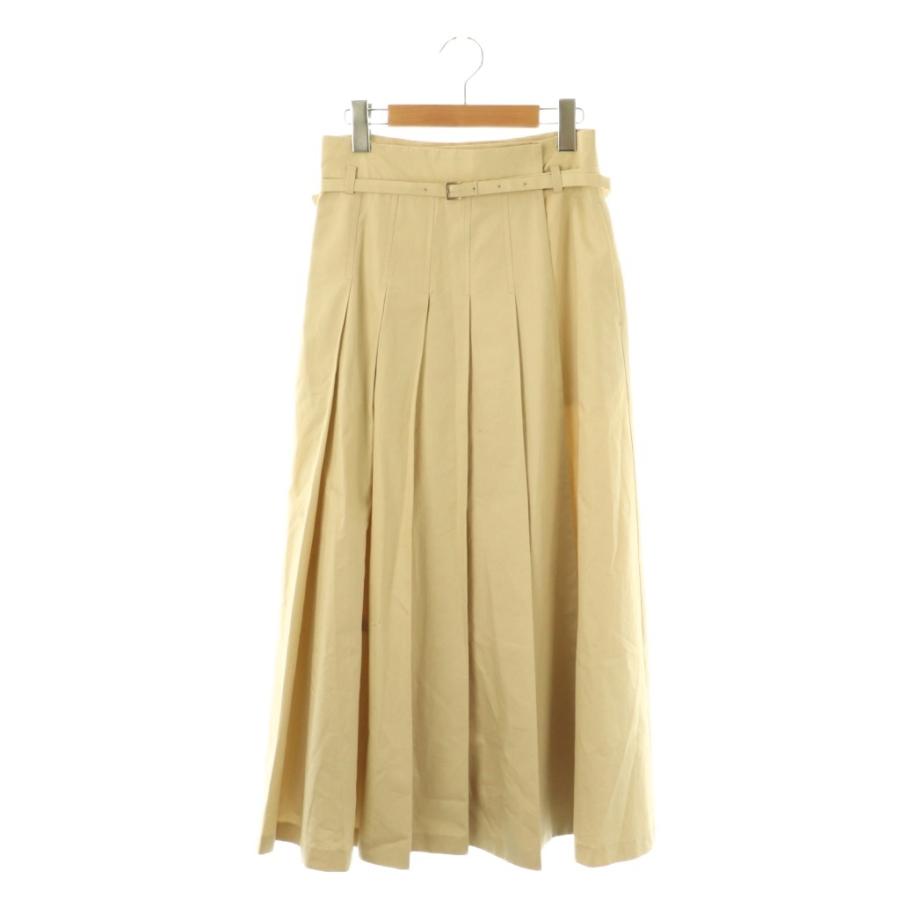 エブール ebure コットンプリーツスカート ラップスカート フレア 36  
