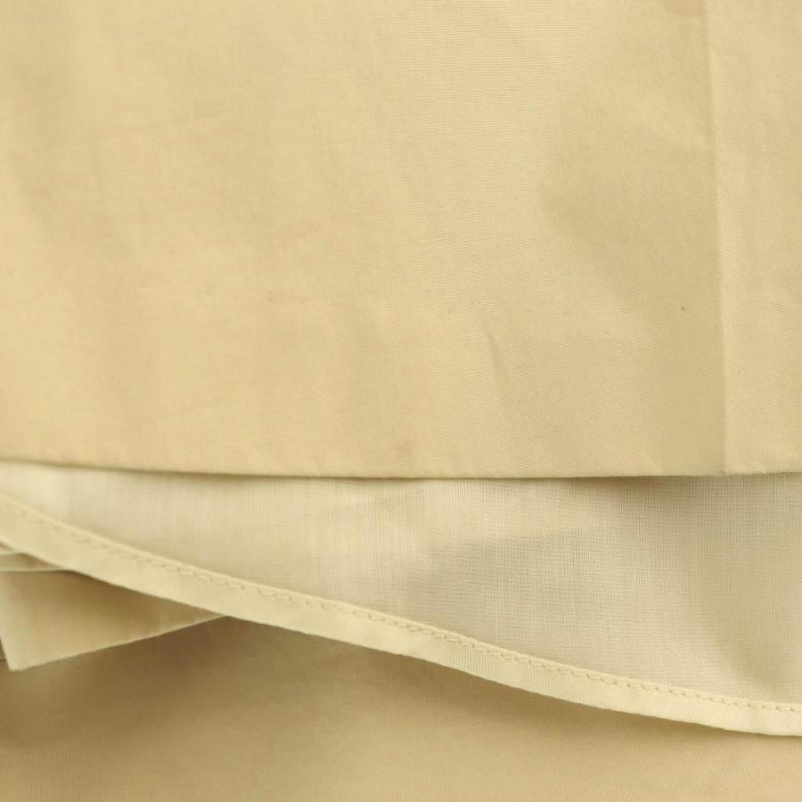 エブール ebure コットンプリーツスカート ラップスカート フレア 36  