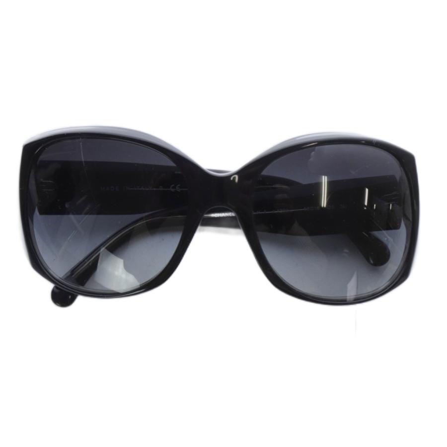 CHANEL シャネル　サングラス メガネ　ココマーク　ブラック CHANEL シャネル サングラス ココマーク 58□18-135 ブラック