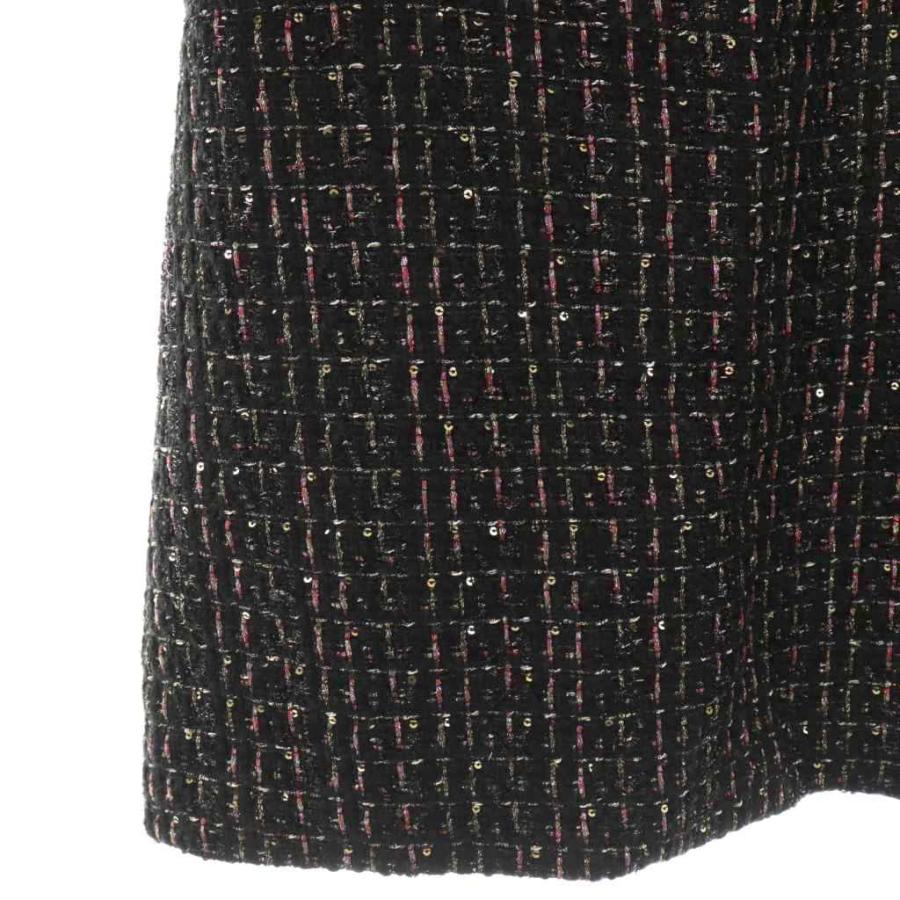 ZARA（ザラ） 未使用品 ZARA 24年 ツィード ベルベットリボン