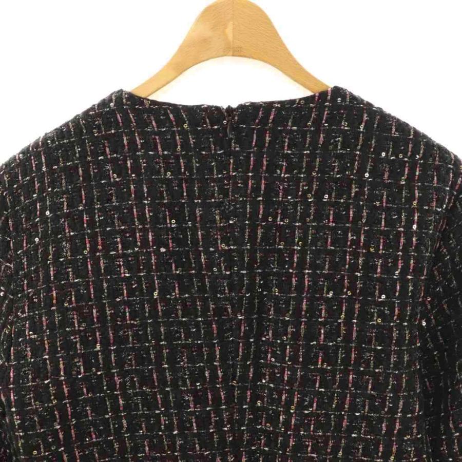 ZARA（ザラ） 未使用品 ZARA 24年 ツィード ベルベットリボン