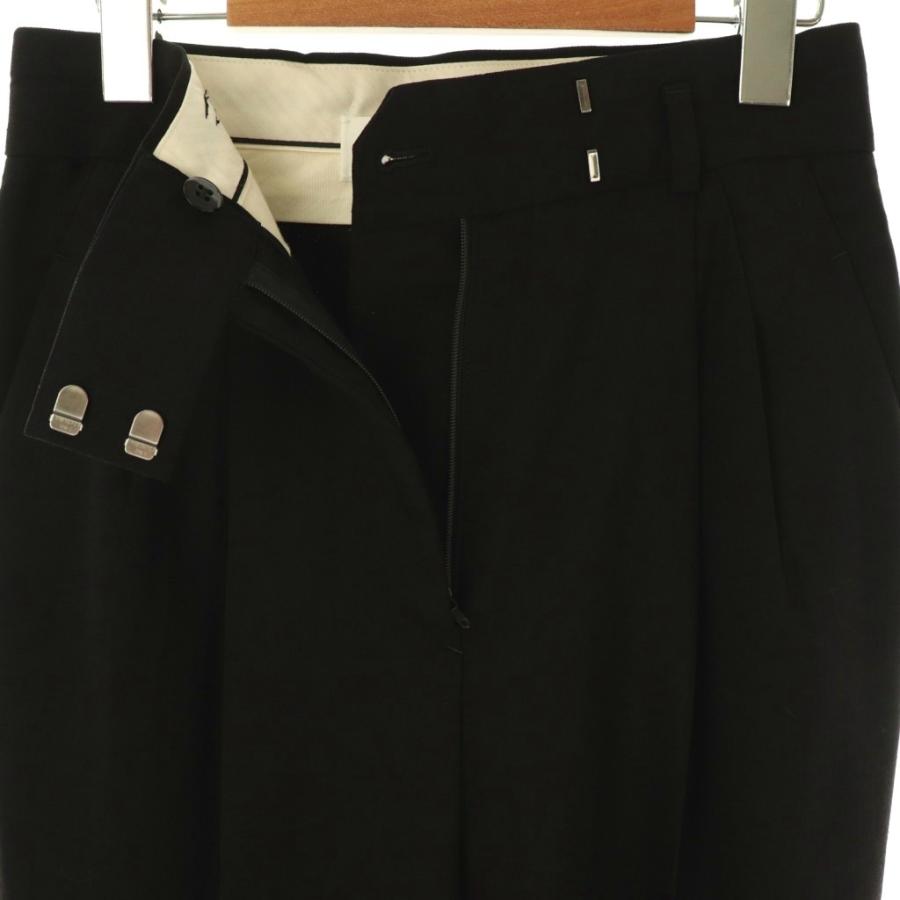 マメクロゴウチ Mame Kurogouchi 24SS Linen Touch Triacetate Cropped