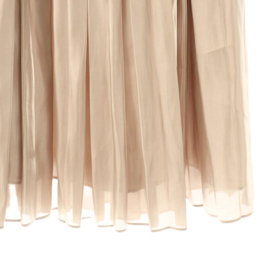 アナイのサテンプリーツスカート　未使用　新品　美品 セール】 レザーライクサテンプリーツ スカート （ロング・マキシ丈