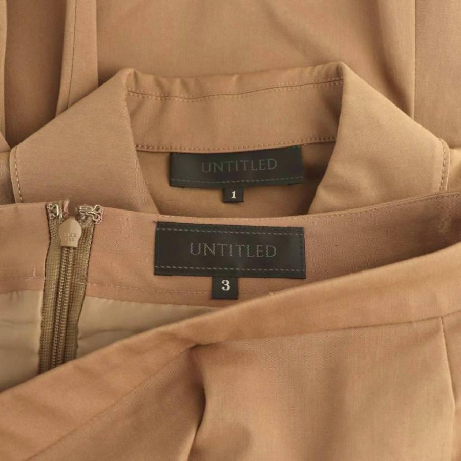 UNTITLED（アンタイトル） 七分袖 ジャケット スカート セットアップ