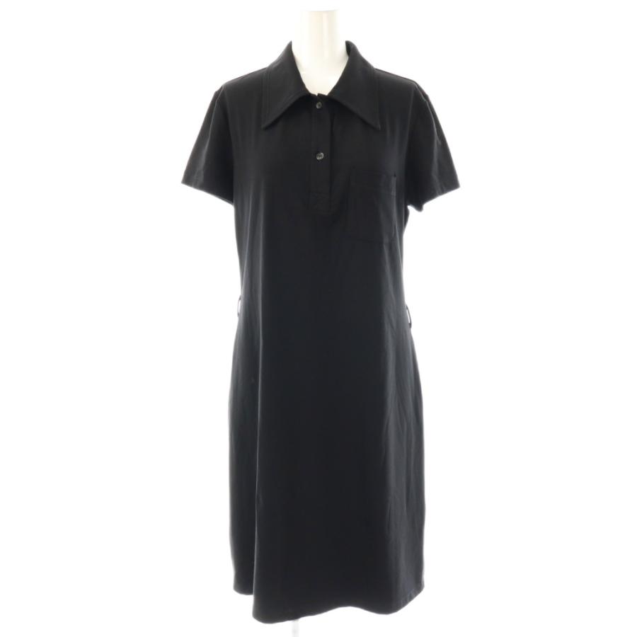 FENDI（フェンディ） ジーンズ ナイロン襟付きワンピース 膝丈 半袖