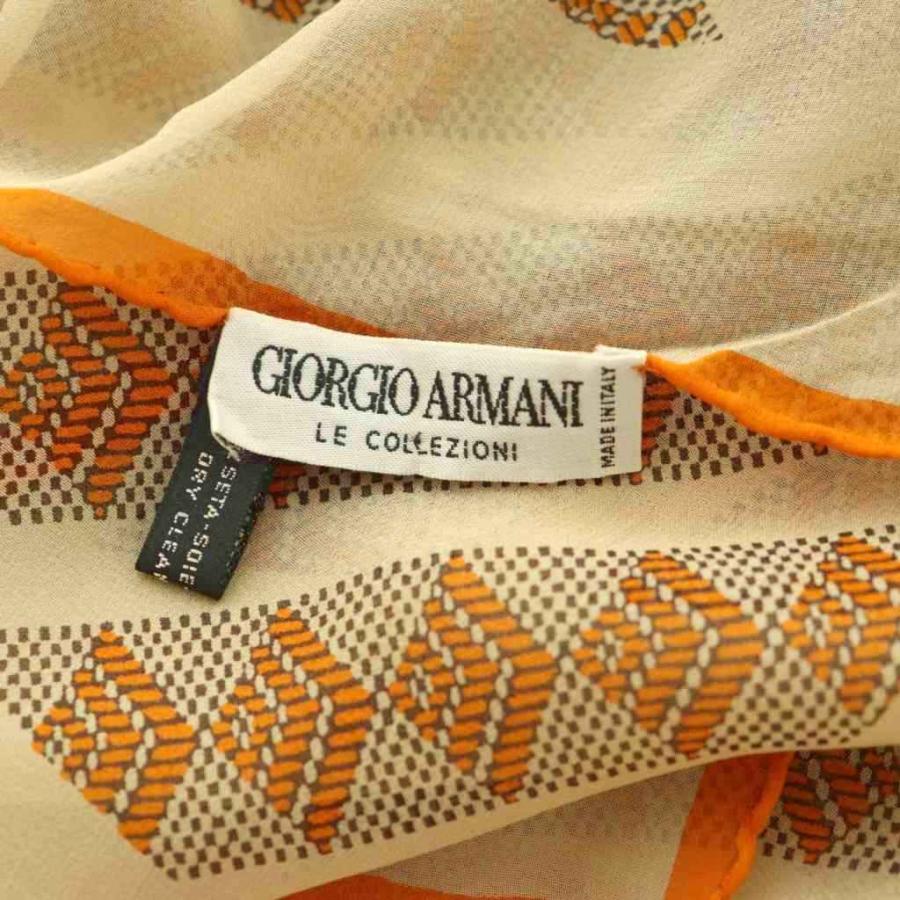ジョルジオアルマーニ GIORGIO ARMANI スカーフ 総柄シルクシフォン 