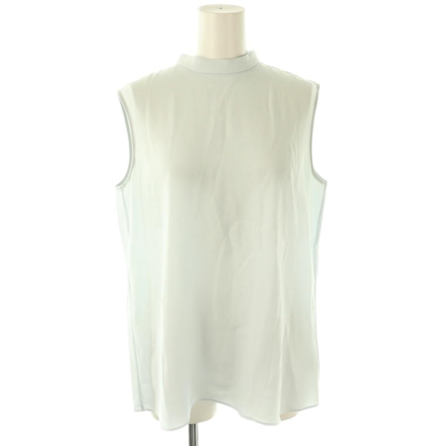 theory（セオリー） Theory 25SS Satin Crepe Stand Collar Top