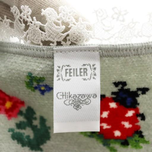 新品　フェイラー　近沢レース　コラボ　ハイジハンカチ グレー フェイラー FEILER × 近沢レース店 タオルハンカチ ハイジ