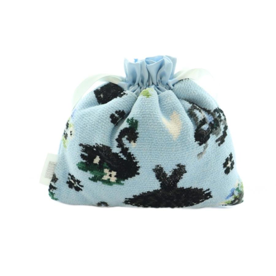 フェイラー　巾着バッグ　スワンレイクグレー フェイラー 巾着バッグ - メルカリ