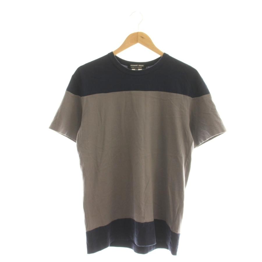 コムデギャルソンオムドゥ COMME des GARCONS HOMME DEUX バイカラーT 