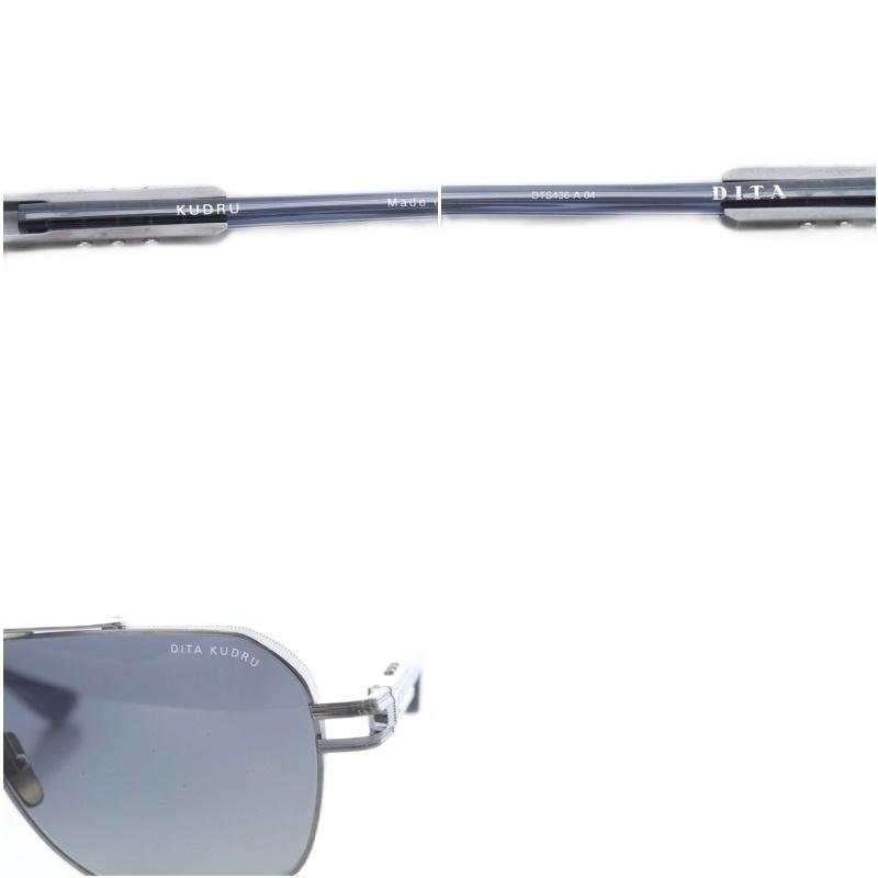 ディータ DITA KUDRU サングラス 61□14-145-155 ブラック シルバー色