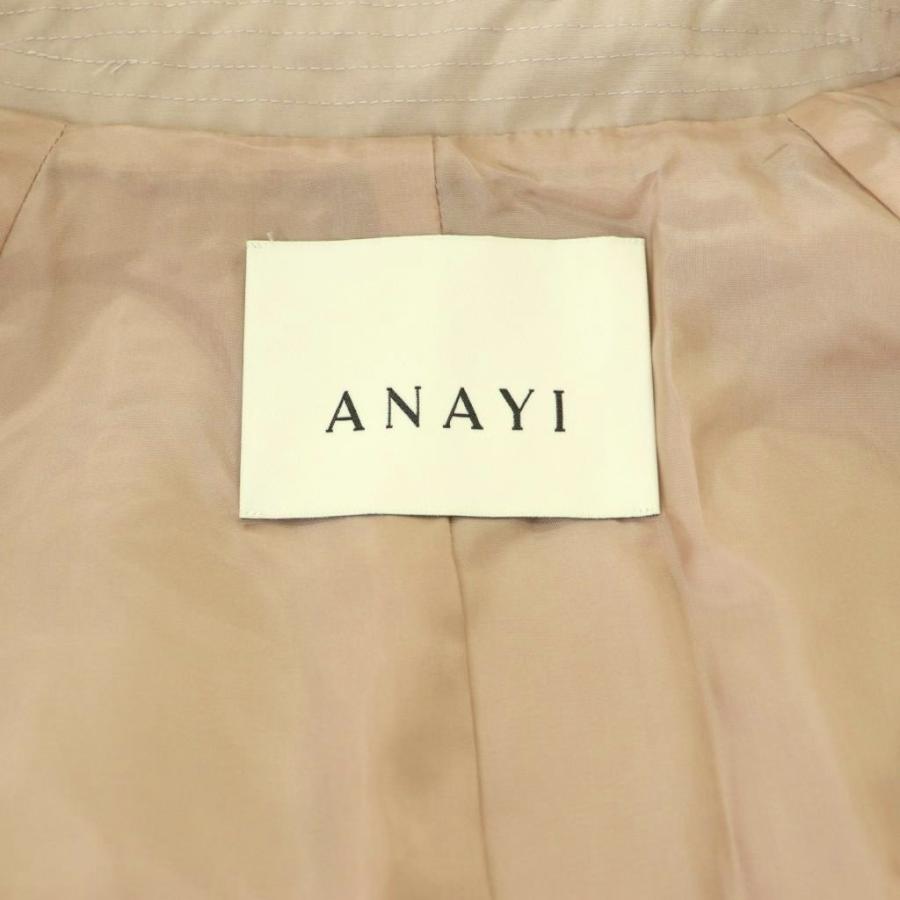 美品❣️アナイ ANAYI ライトシャンタンショートトレンチコート　38/M 美品❣️アナイ ANAYI ライトシャンタンショートトレンチコート 38/M