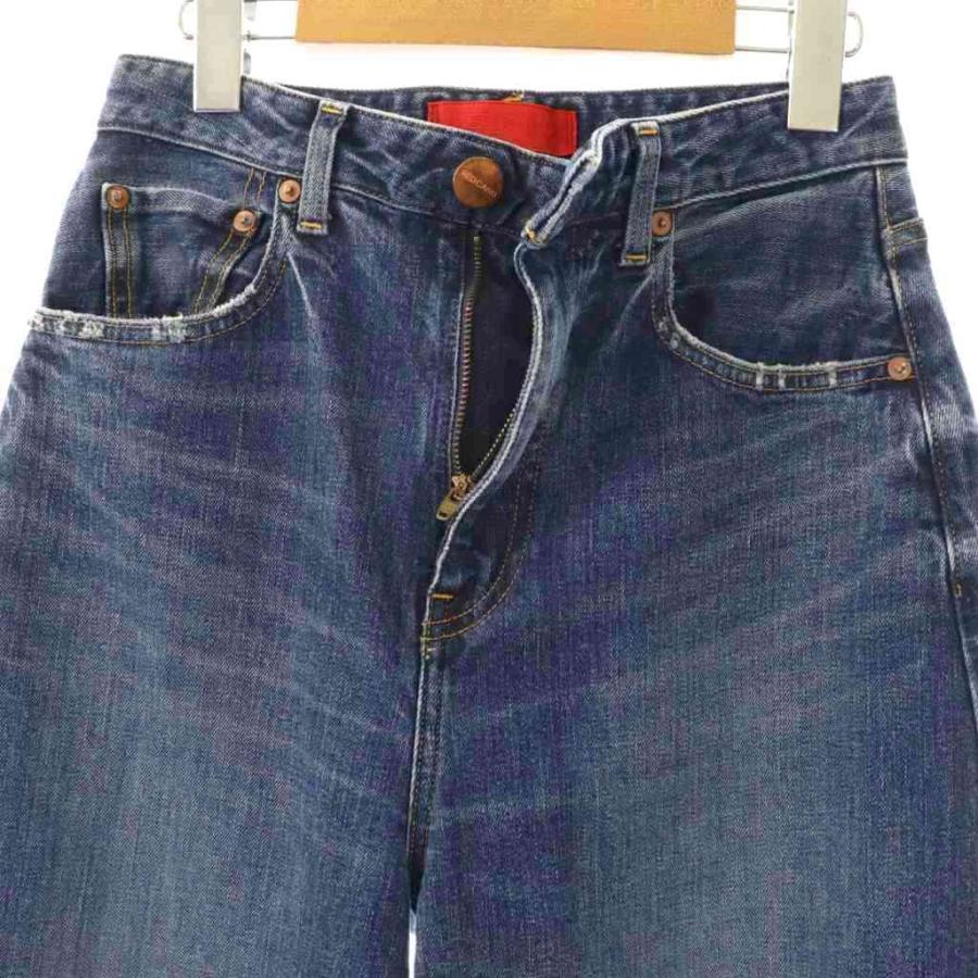 レッドカード RED CARD Montana ワイドデニムパンツ ジーンズ 23 青