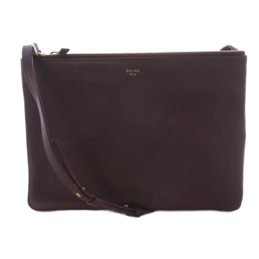 ✨レア美品✨セリーヌ　フィービー期トリオラージ　ブラック　クロスボディバッグ CELINE セリーヌ フィービー期 トリオ ラージ ショルダーバッグ