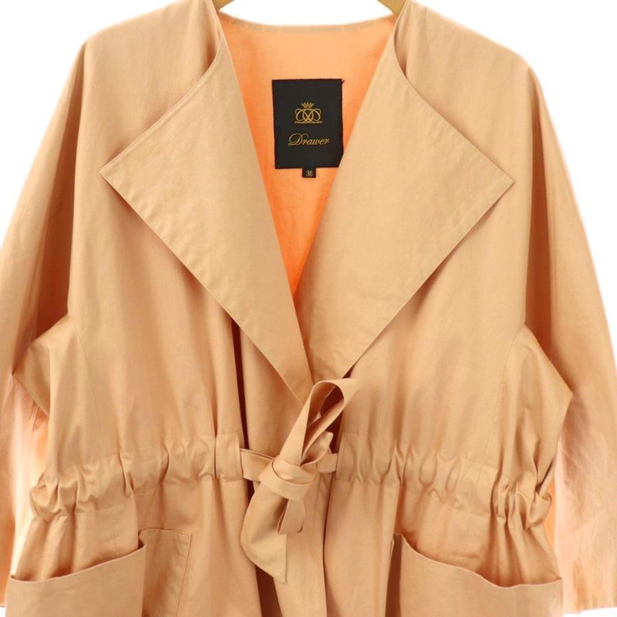 新品Drawer 99,000円 コットンムソウギャザーコート Drawer（ドゥロワー）の「＜Drawer（ドゥロワー）＞ コットンムソウ