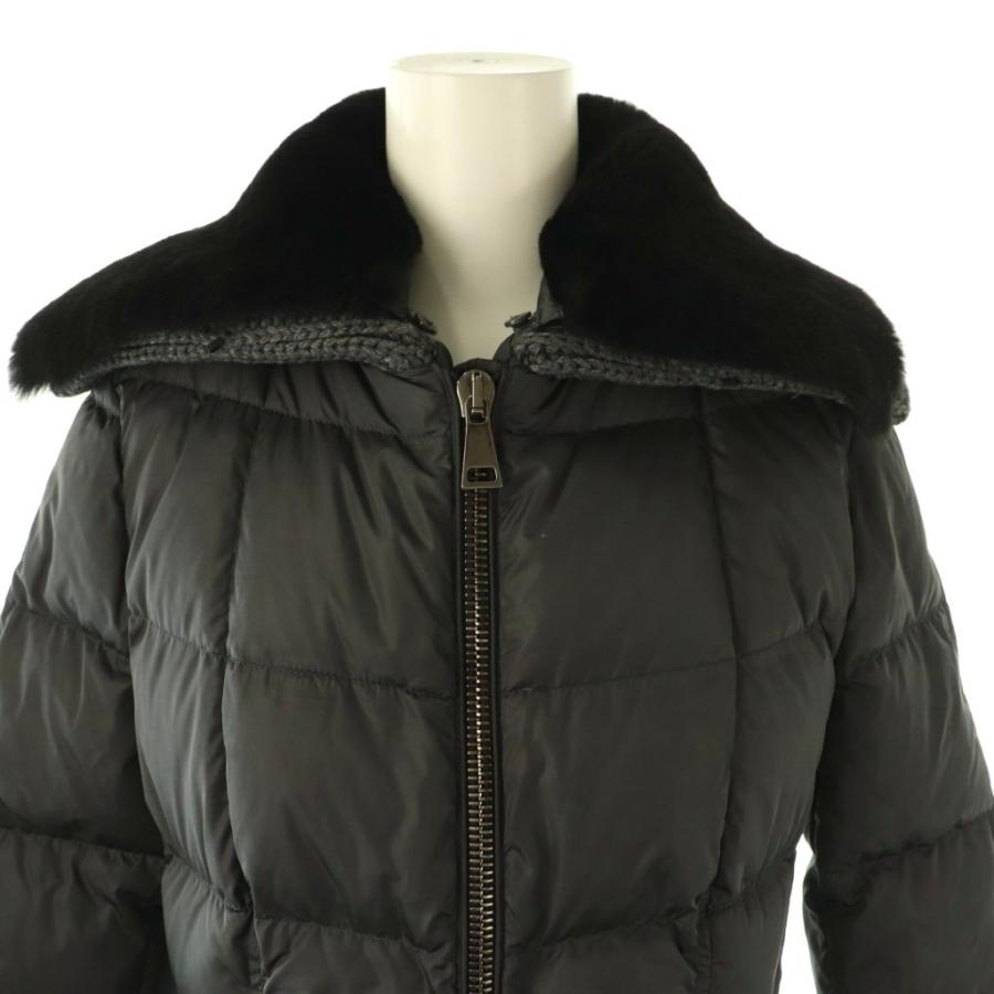 MONCLER] NOMIA ラムファー ウールダウンコート 00 【公式通販】