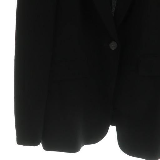 【美品】オンワード樫山　自由区　ブラックレザー　アウター 48 iCB レザージャケット