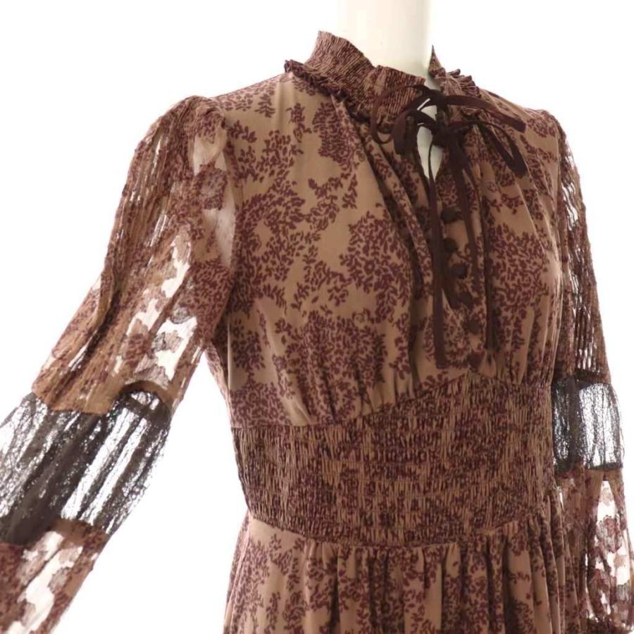 ハーリップトゥ Her lip to Winter Floral Long-sleeve Dress ドレス