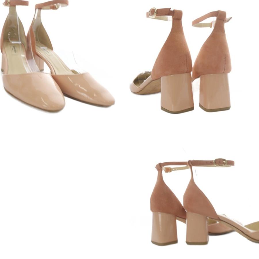 Repetto バーガンディ色 パンプス 37 レペット Repetto NAIADE パンプス セパレート ハイヒール ストラップ