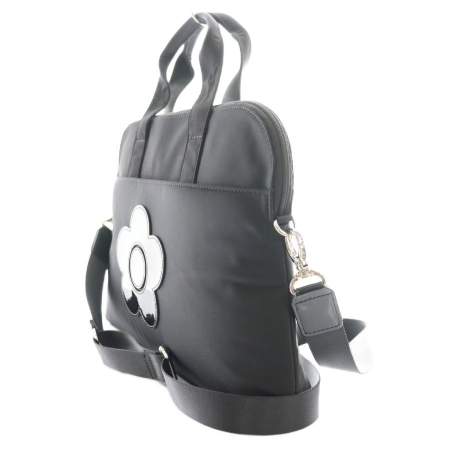 マリークワント MARY QUANT シンプルナイロンデイジー PCバッグ 2WAY