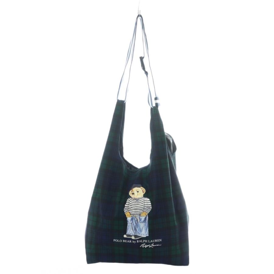 ポロ ラルフローレン エコバッグ 折りたたみ トート ポロベア タータン