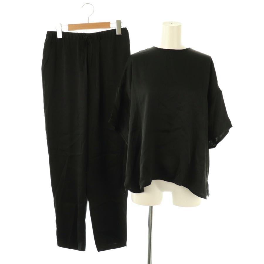 オールドマンズテーラー R&D.M.Co シルクプルオーバーブラウス×パンツ  