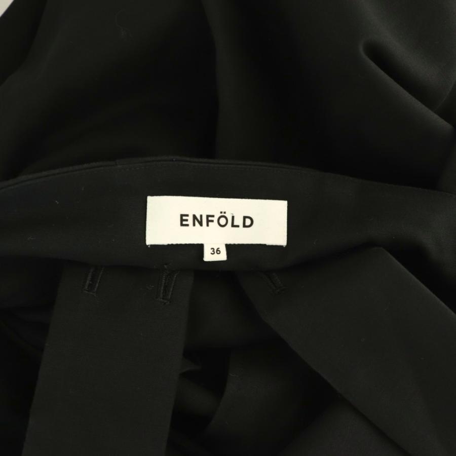 ENFÖLD ブラック ジャンパースカート 36 エンフォルド ENFOLD ジャンパースカート 36 ブラック /DO □OS