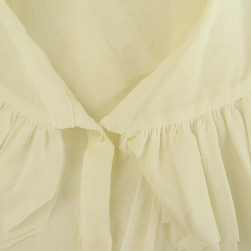 ヨリ yori シロコン shirocon ダリアシャツドレス ブラウス 五分袖