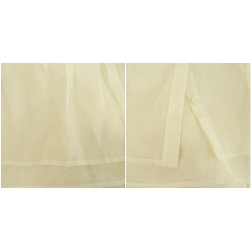 ヨリ yori シロコン shirocon ダリアシャツドレス ブラウス 五分袖