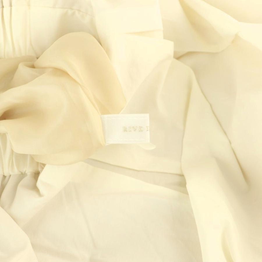 リヴドロワ RIVE DROITE 23SS ライトタッサーボリュームスカート