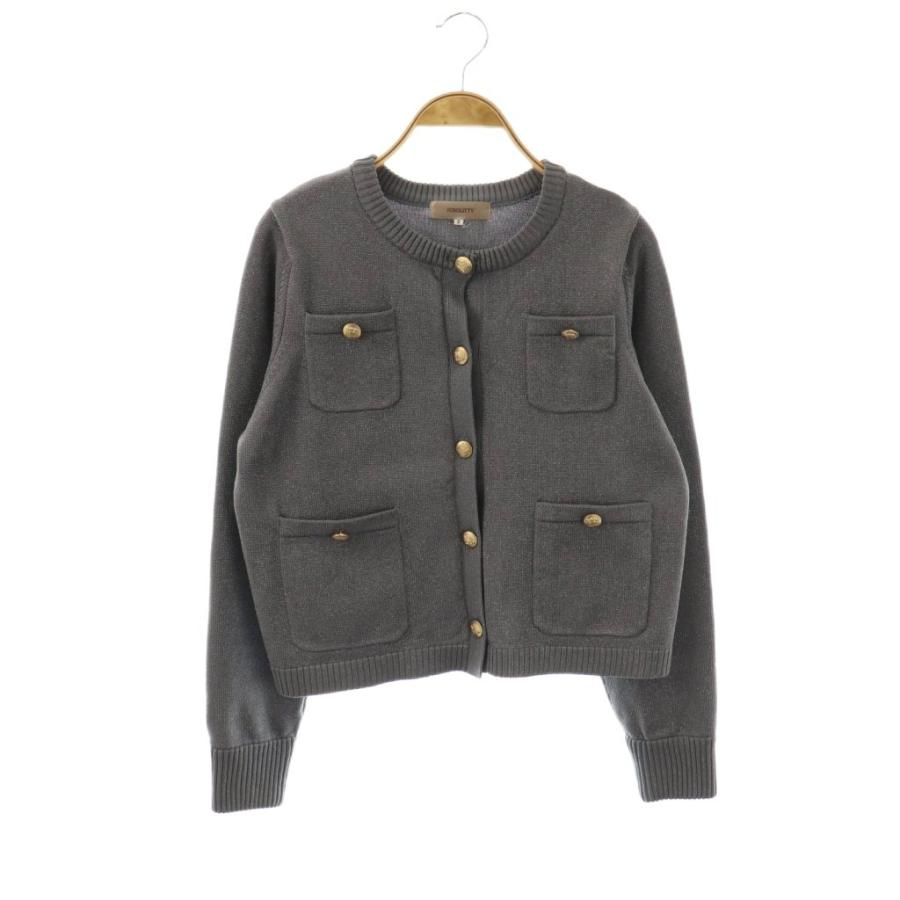 ジャスグリッティー JUSGLITTY 24SS キラキラニットジャケット ノー