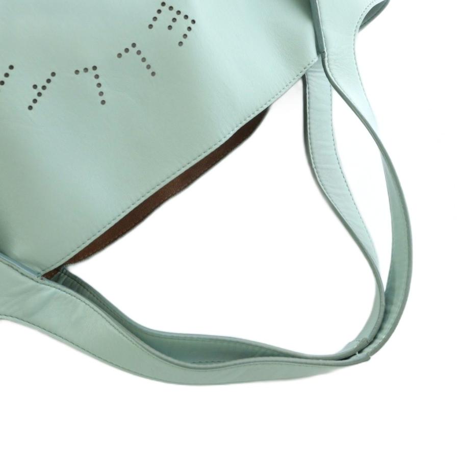 【中古】ステラマッカートニー STELLA McCARTNEY ステラロゴ トートバッグ 水色 ライトブルー 502793 /RI ■OS ステラマッカートニー STELLA McCARTNEY ステラロゴ トートバッグ 水色