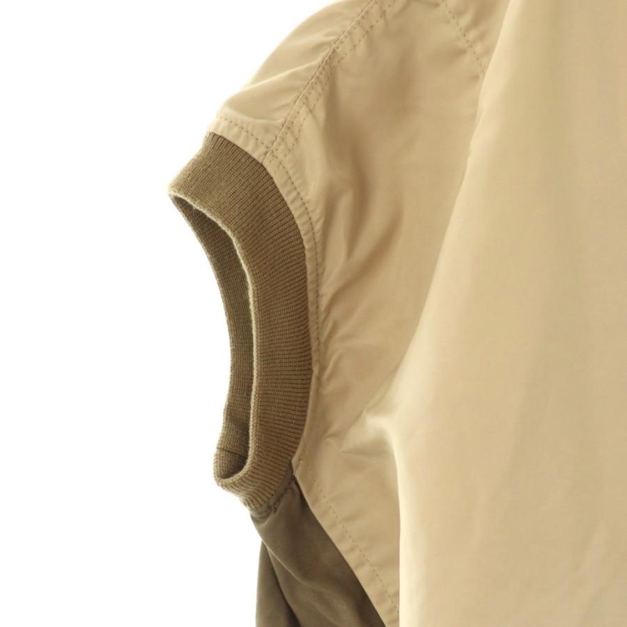 サカイ sacai 22SS Nylon Twill Mix Vest MA-1 ベスト ジップアップ 1