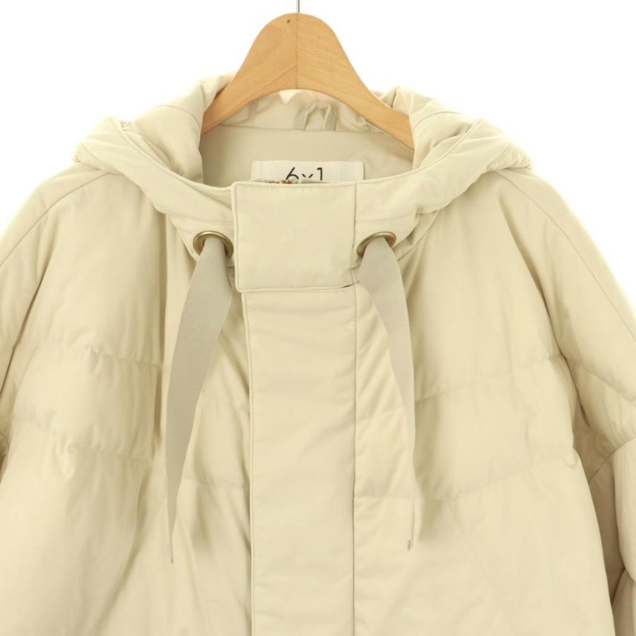 【中古】シックスバイワンコペンハーゲン COCOON DOWN JACKET ダウンジャケット アウター ジップアップ 1 シックスバイワンコペンハーゲン 6×1COPENHAGEN COCOON DOWN JACKET