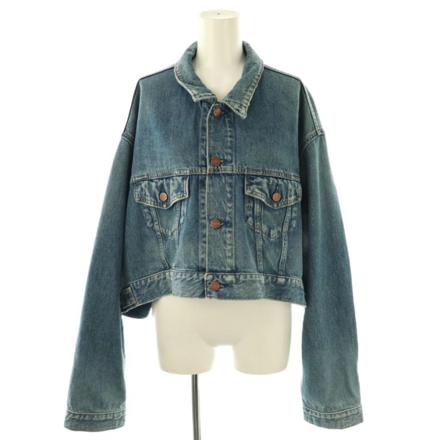 【中古】レッドカード RED CARD × LAppartement DENIM JACKET ジャケット デニム Gジャン F ブルー 72W040AP /HK レッドカード RED CARD × LAppartement DENIM JACKET ジャケット