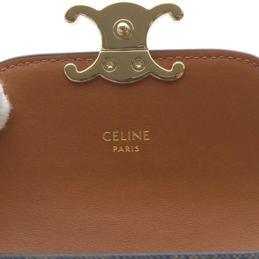 スモールフラップウォレット トリオンフ / トリオンフキャンバス（レシートあり） セリーヌ トリオンフキャンバス トリオンフ スモールフラップ