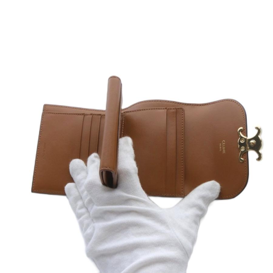 CELINE　セリーヌ スマートウォレット　トリオンフ　タン CELINE セリーヌ スマートウォレット トリオンフ タン