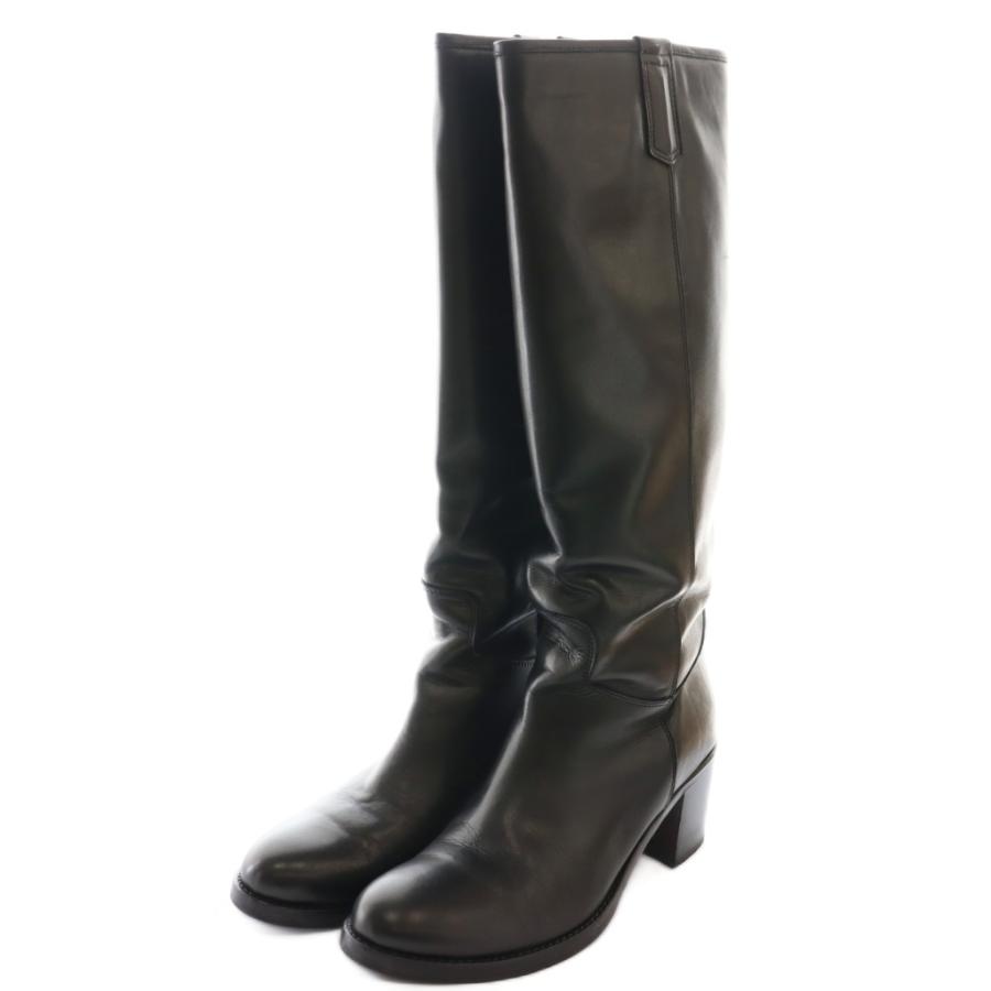 コルソローマ ノーヴェ CORSO ROMA 9 ロングブーツ レザー 40 黒