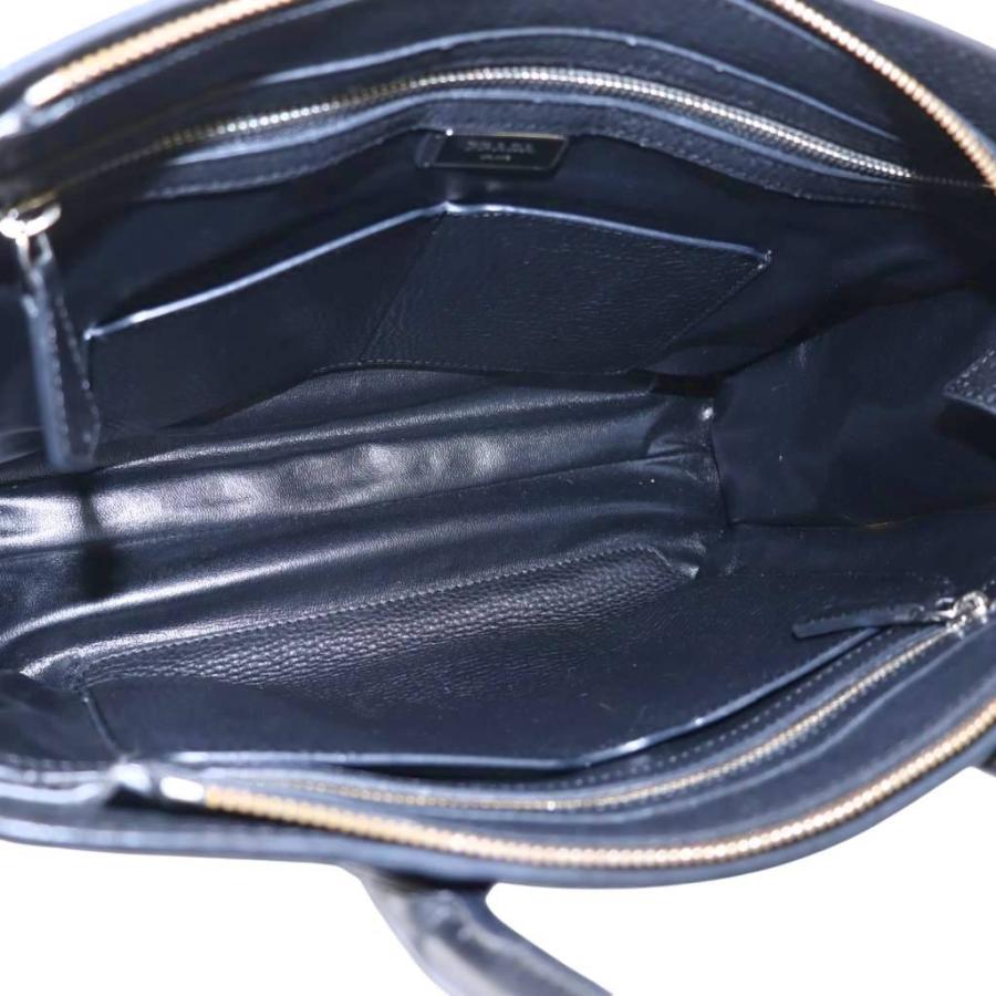 【本革】PRADA トートバッグ　ビジネスバッグ ブラック サフィアーノレザー トートバッグ | PRADA - 日本