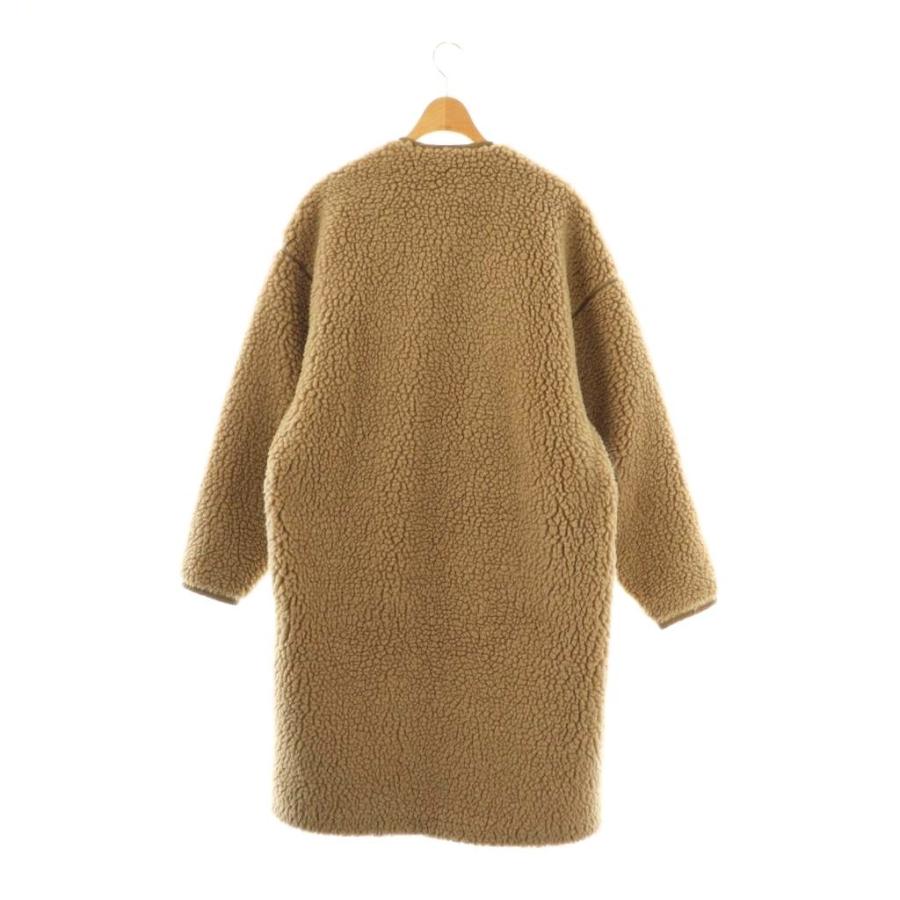 ハイク HYKE 192-17175 FAUX SHEARLING COAT ボアコート ノーカラー 
