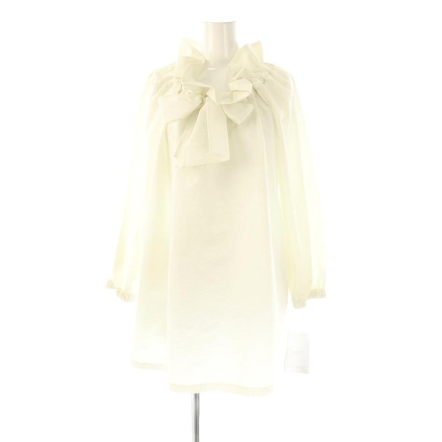 未使用品 エムズグレイシー M'S GRACY 24年製 花びら襟ブラウス