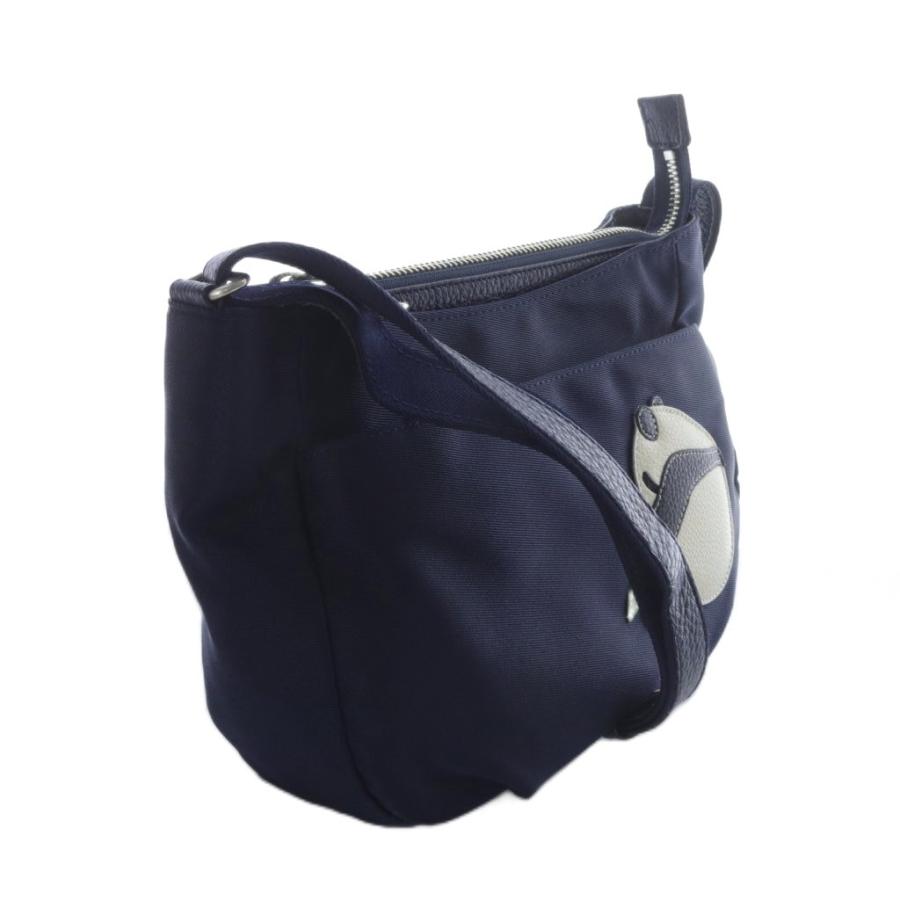 イビサ IBIZA 23AW 上野店限定パンダショルダーバッグ ロゴ 紺