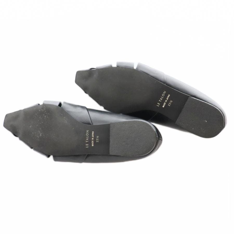 ルタロン Le Talon フレンチソフトグルカフラットシューズ スリッポン