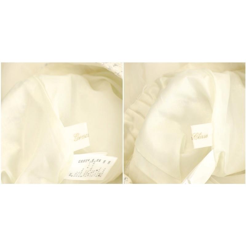 グレースクラス 25SS ツイードコンビチュールスカート ロング フレア